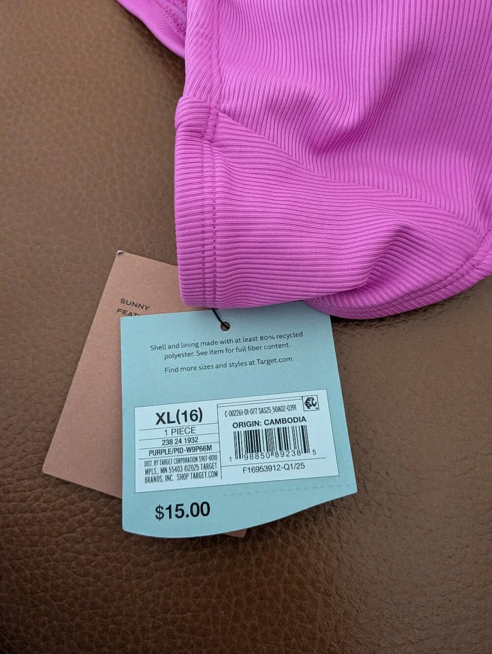 NWT Shade & shore Women's Ribbed Tie-Front Bralette Bikini Set + 2 Tops